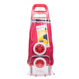 Chariot de courses 96 x 34 x 21 cm avec roulettes - Livraison offerte