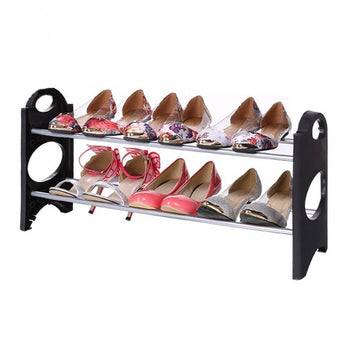 Étagère à chaussures empilable 64 x 20 x 34 cm - Livraison offerte