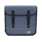 Double Sacoche de vélo 35 litres en toile bleue - Livraison offerte