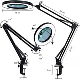Lampe de table LED avec loupe intégrée 8X - Livraison offerte