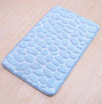 Tapis de bain effet pavé antidérapant  - Livraison offerte