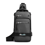 Sac à bandoulière avec chargeur USB inclus - Livraison offerte