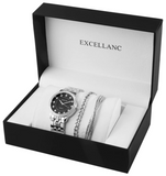 Coffret cadeau Excellanc pour femme 2 bracelets + 1 montre - Livraison offerte
