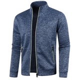 Gilet cardigan chaud à col montant pour homme - Livraison offerte