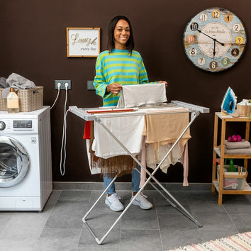 Etendoir à linge électrique pliable 120W - Livraison offerte