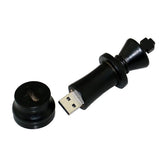 Clé USB en bois en forme de Roi d'échecs - Livraison offerte