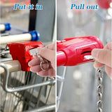 Porte-clés avec jeton de chariot universel en acier inoxydable - Livraison offerte